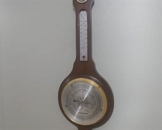 Mahogany barometer $45