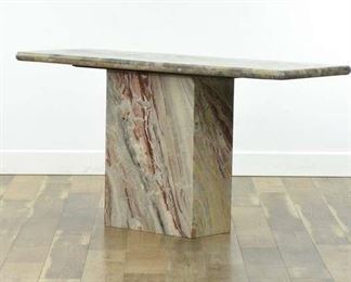 Modernist Marble Console Table