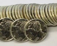 1943 High Grade Mercury Dimes
