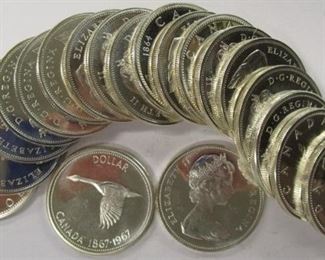 Canadian Silver BU Coins