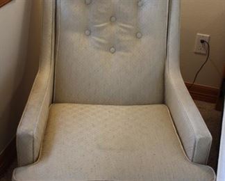 furniture white uphosltered chair