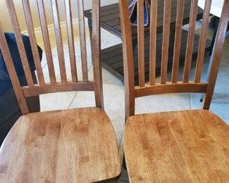 furniture mission style set chairs
