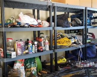 Lots of garage stuff for sale.