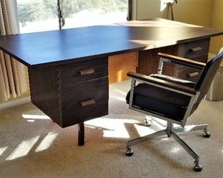 Office desk and office chair