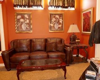 Another Leather sofa and more high end furniture
