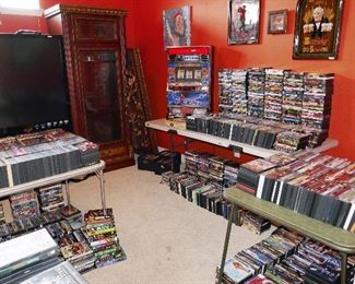 Over 2000 DVD's, Electronics and more
