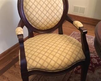 Round Back Dining Chairs (set of 8) 6 Side & 2 Arm
Hickory White Furniture Tuscan Home Collection
Custom Fabric