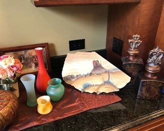 War Eagle painting on stone
H. Begay Navajo Artist