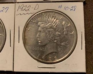 SILVER Peace Dollars