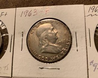SILVER Franklin Half Dollars
