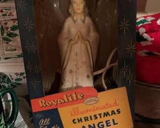 Vintage Christmas Tree Topped