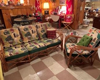 Vintage HEYWOOD WAKEFIELD Furniture Set