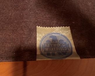 Vintage HEYWOOD WAKEFIELD Furniture Set