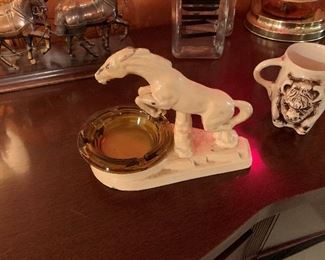 Cast Iron Horse Ash Tray