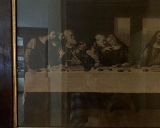 Antique Last Supper Artwork