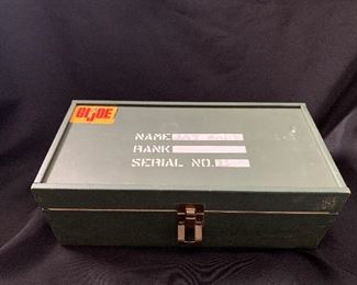 1960's GI Joe Foot Locker with Accessories