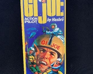 1960's GI Joe TALKING Pilot Figure with Original Box - WORKS!!
