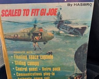 1966 GI Joe Space Capsule with Original Box, Space Capsule, Complete Space Suit, and Records