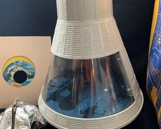 1966 GI Joe Space Capsule with Original Box, Space Capsule, Complete Space Suit, and Records