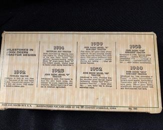 1960 Ertl - John Deere Die Cast Toy Tractor Set