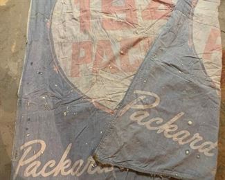 1948 Packard Canvas Double Sided Advertising Sign