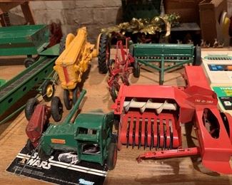 Vintage ERTL Die Cast Toy Tractors
