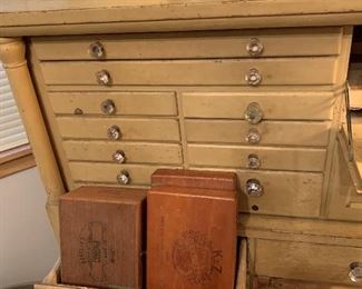 Early 1900's Antique Dental Cabinet