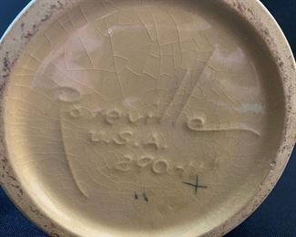 Roseville Wincraft Black Panther Vase in Blue 290 - 11