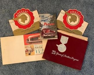 Vintage Pontiac Owners Manuals / Advertisements