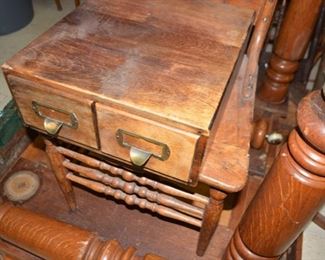 Oak Card Catalog Cabinet, Antique
