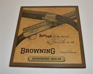 Browning Advertising Store Display Sign