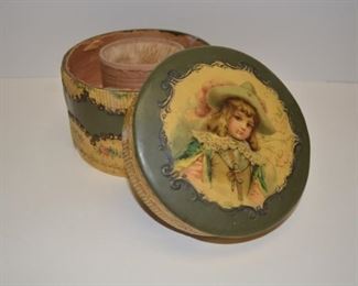 Antique Victorian Collar Box
