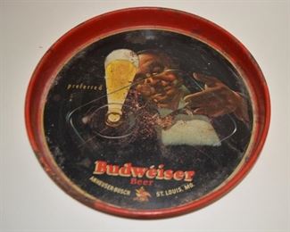 Antique Budweiser Beer Tray