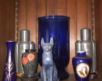 Cobalt Glass, China & More