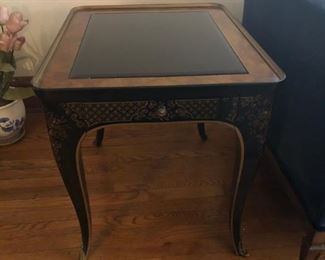 One of a Pair of Asian Style End Tables