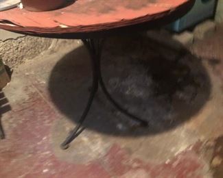 Metal Patio Table