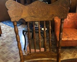 Pressed Back Chair