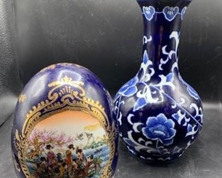 Limoges Egg + Vase https://ctbids.com/#!/description/share/324159
