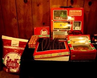 LGB train set with extra track.