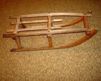 Antique sled, probably mid 1800's.