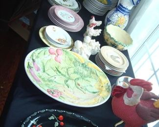 China and collectible items.