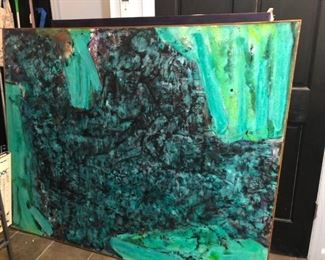 Figurative Abstract painting on canvas