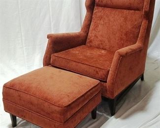 Arm Chair with Matching Ottoman