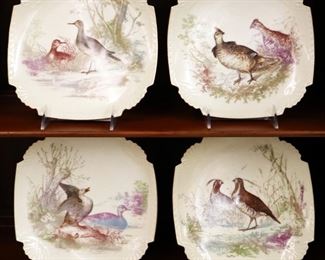 Limoges Bird Plates