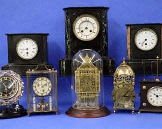 Novelty Clocks, incl. Majak & Slate