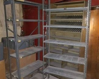 (3) Metal Shelves Various Sizes