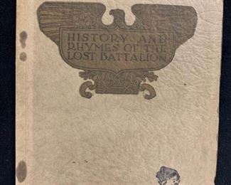 486jb 1923 History  Rhymes of the Lost Battalion