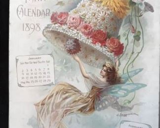 606jw1898 Fairbanks Fairy Floral Calendar