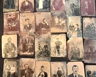 Another group of not so good antique tin types that we could not throw away
