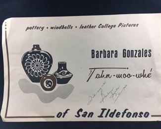 700JB Signed Barbara Gonzales Poster